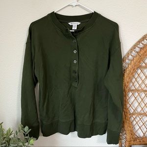 Athleta Balance Henley Sweatshirt - XS